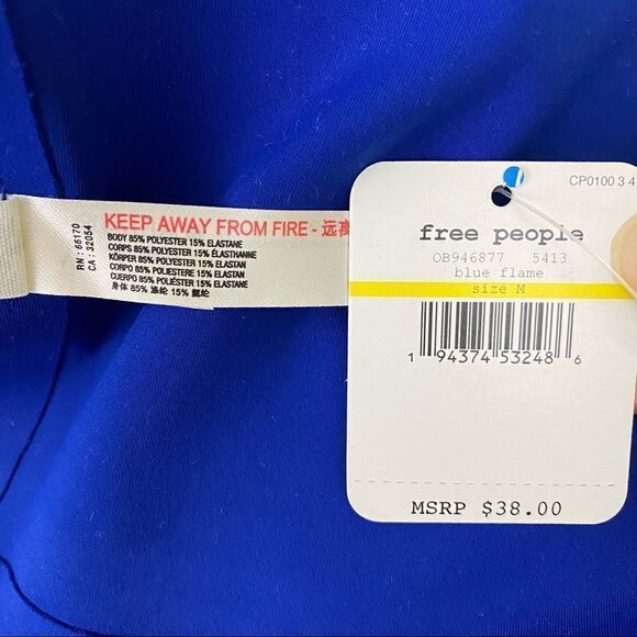 Free People Nina Bandeau Blue Flame - Medium - Picture 3 of 4